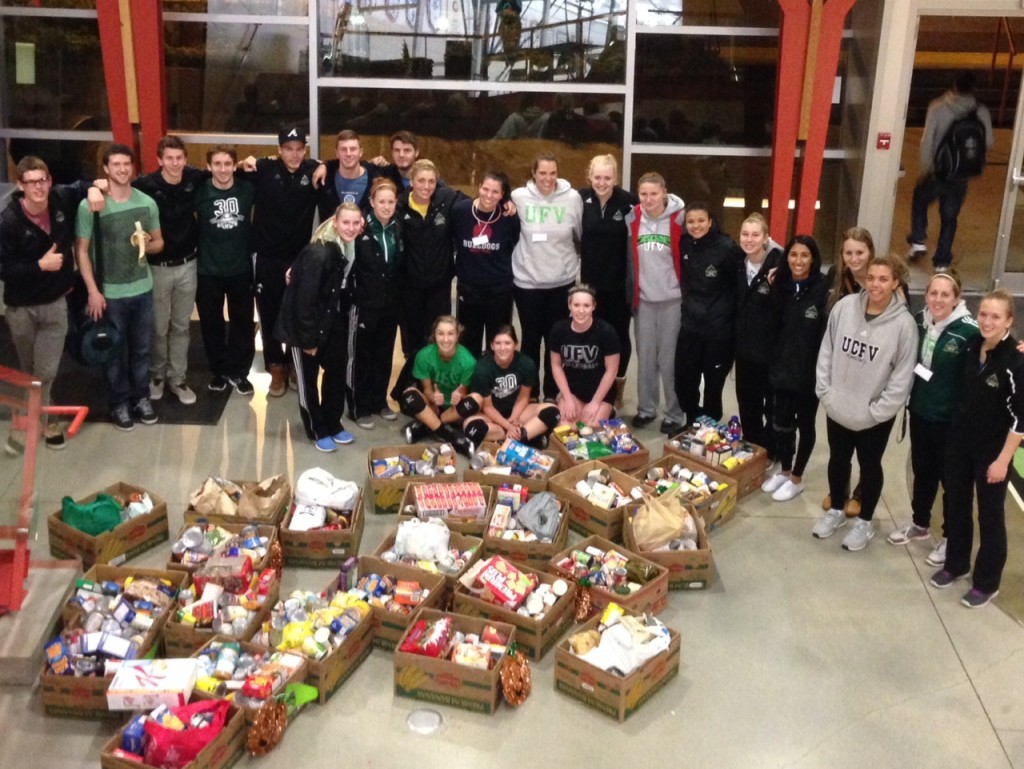 Last year's Walk and Knock food drive generated 25 boxes of non-perishable items for the Abbotsford Food Bank.