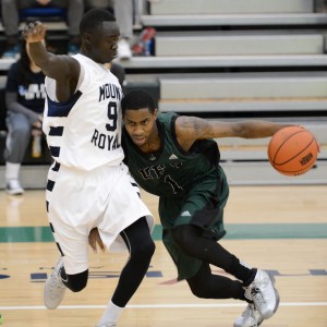 Dominque Brooks scored 30 points in UFV's win over Mount Royal on Saturday.