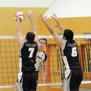 Josh Togeretz racked up a team-high 14 kills for the Cascades.