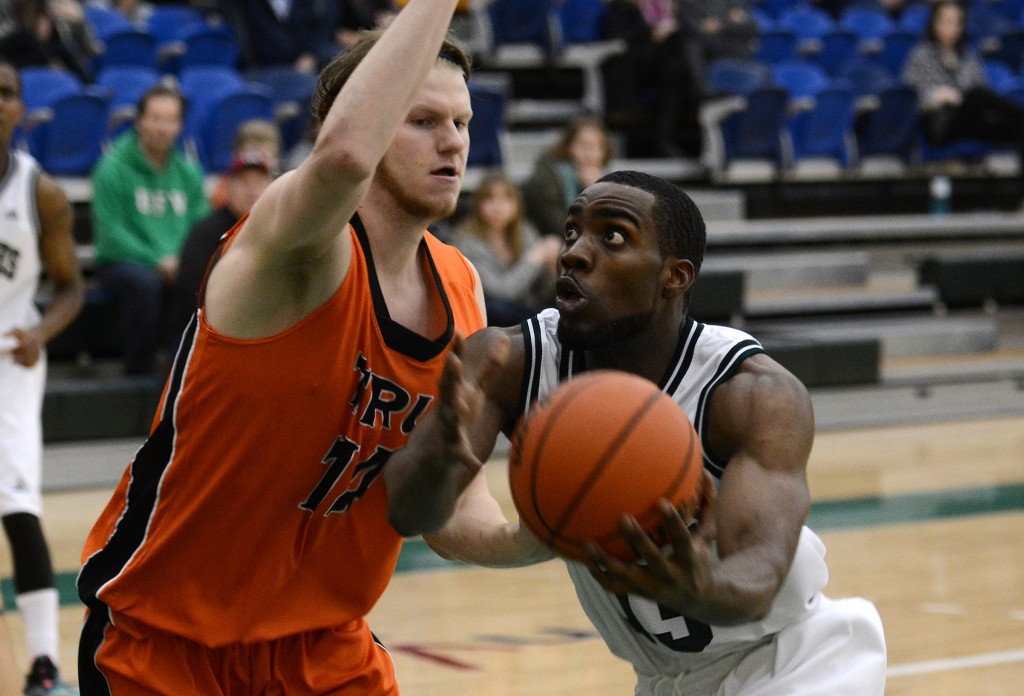 Kadeem Willis scored a game-high 22 points in UFV's blowout win over Thompson Rivers.