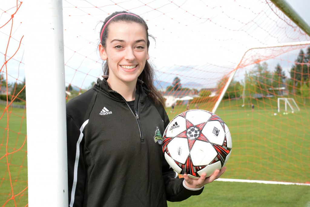 Midfielder Brittney Zacharuk is the newest member of the UFV women's soccer program.