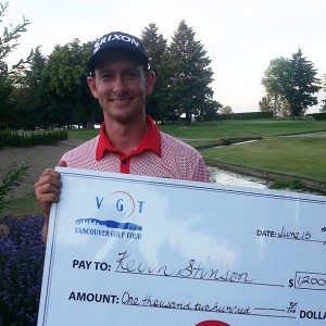 Kevin Stinson of Mission took home first-place money at the UFV Cascades Pro-Am on Monday.