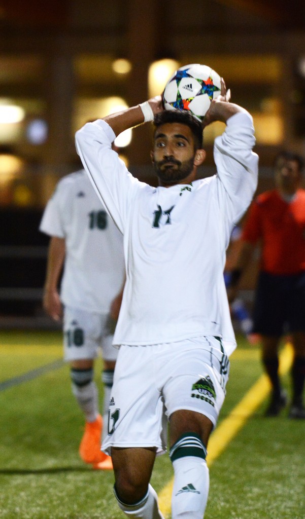 Justin Sekhon was UFV's game MVP in Sunday's 3-0 win over the UNBC Timberwolves. (UFV Athletics file photo)