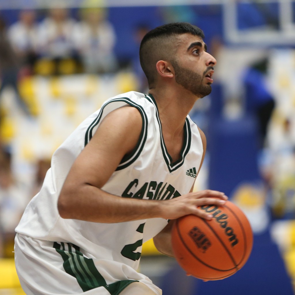 UFV point guard Manny Dulay scored 11 points in a hard-fought loss to Carleton.