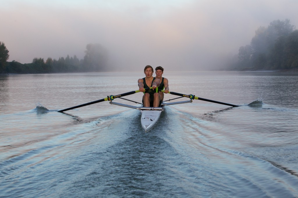 Cascades rowers Kyle Krahn and Stephen Wall will be competing at university nationals this weekend. (Boro Kasic photo)