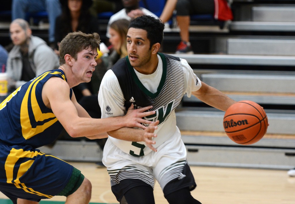 Vijay Dhillon led the Cascades with 19 points in a preseason victory over Manitoba. (UFV Athletics file photo)