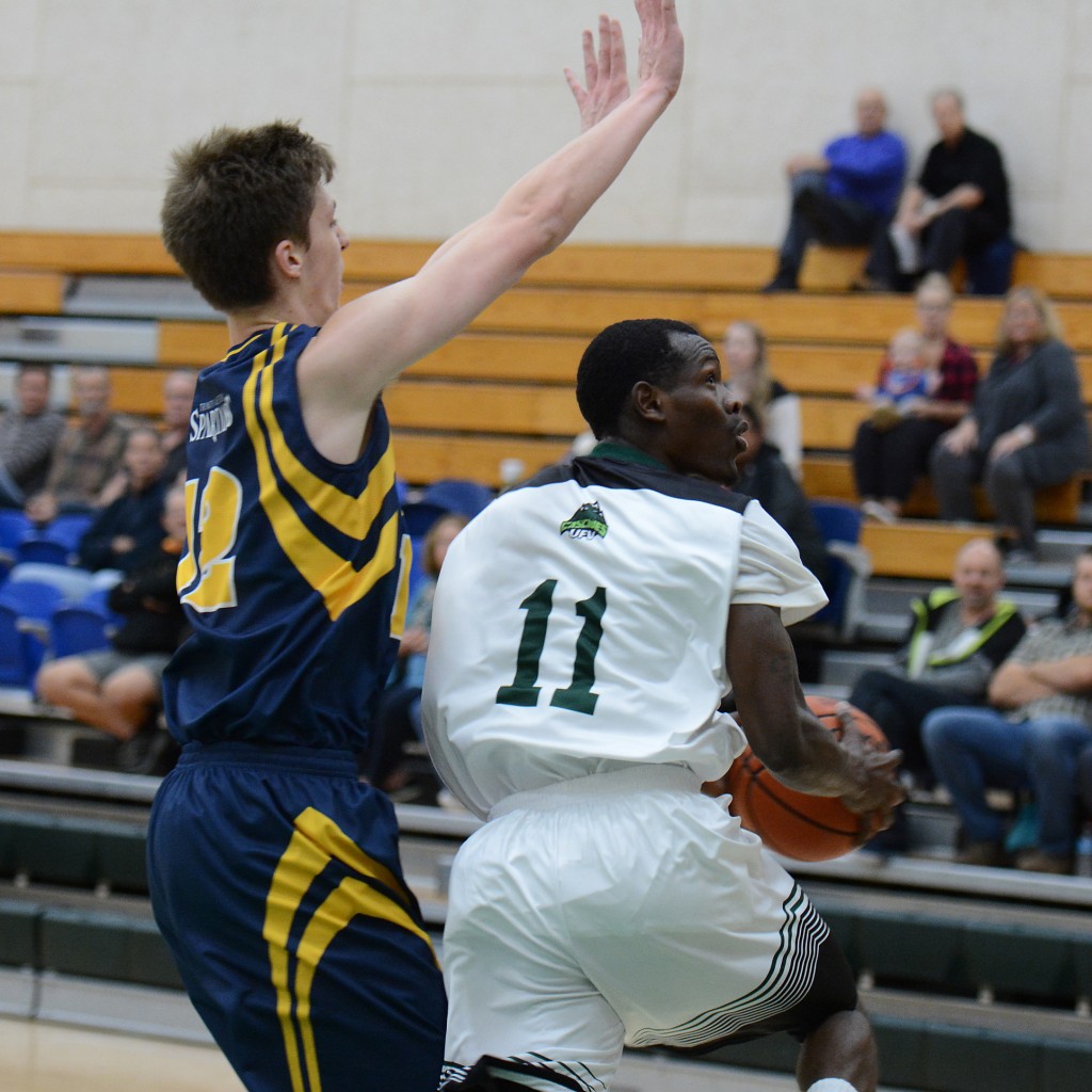 Cascades shooting guard Kevon Parchment scored a game-high 23 points as UFV beat Trinity Western 77-68 on Saturday.