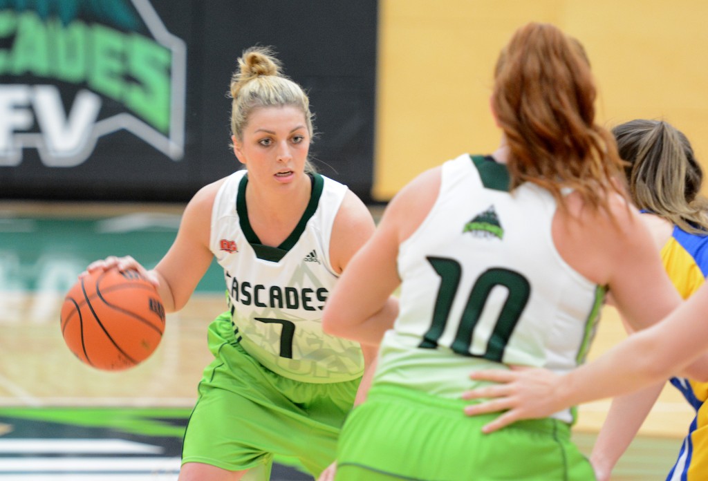 Kayli Sartori paced the Cascades with 17 points, but the hosts dropped a 63-59 decision to UBC Okanagan.