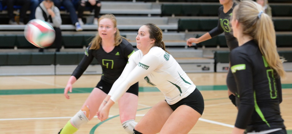 UFV libero Amy Davidson had 13 digs in Saturday's three-set loss to Capilano.