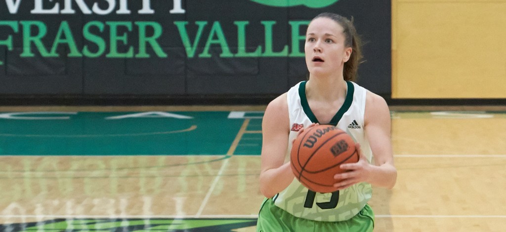 Shayna Cameron had a strong shooting night, hitting 6-for-8 from downtown in Saturday's road loss to MacEwan. (Tree Frog Imaging file photo)