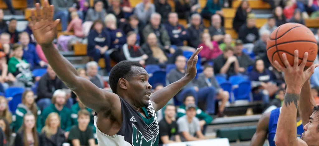 Kevon Parchment has made an impact this season at both ends of the court for the Cascades men's basketball team.