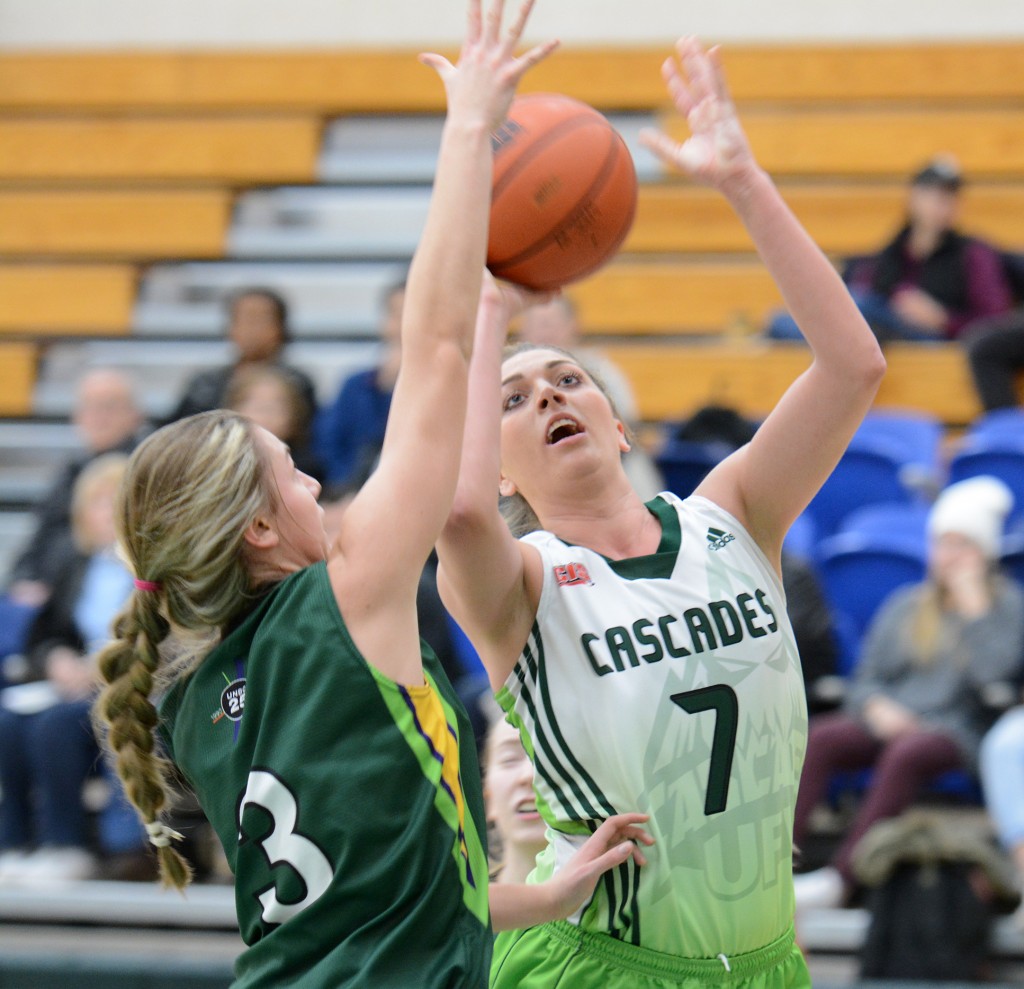 Kayli Sartori registered 14 points and 10 rebounds on Friday.