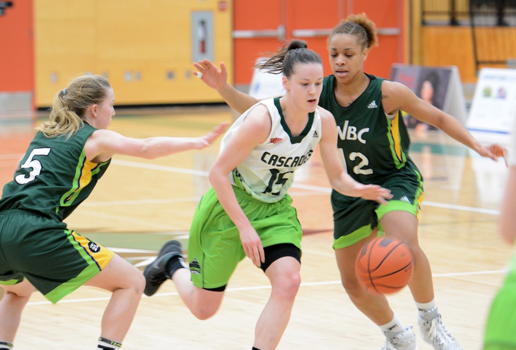 Shayna Cameron and the Cascades weren't able to get much going offensively vs. the UNBC Timberwolves on Friday.