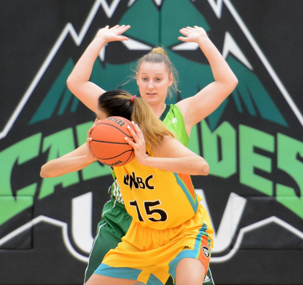 UFV's Kaitlyn McDonald scored nine points off the bench on Saturday.