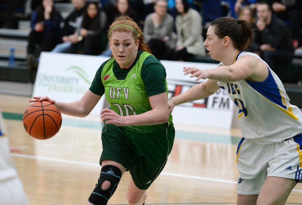 Cascades rookie forward Taylor Claggett had a huge night, racking up 18 points on 6-of-12 shooting from the field. But the UBC Thunderbirds rallied late in regulation and won in OT.