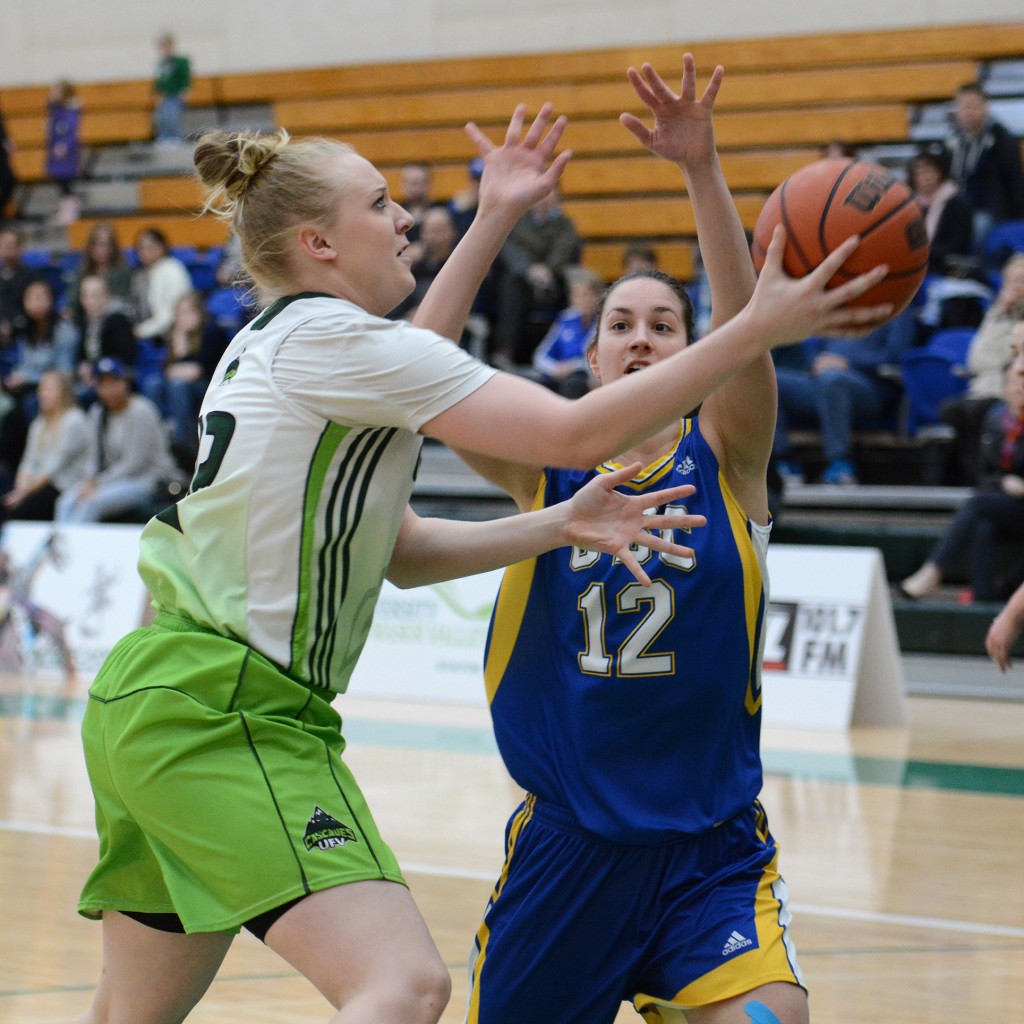 UFV forward Katie Brink registered four points and five rebounds in Friday's defeat.