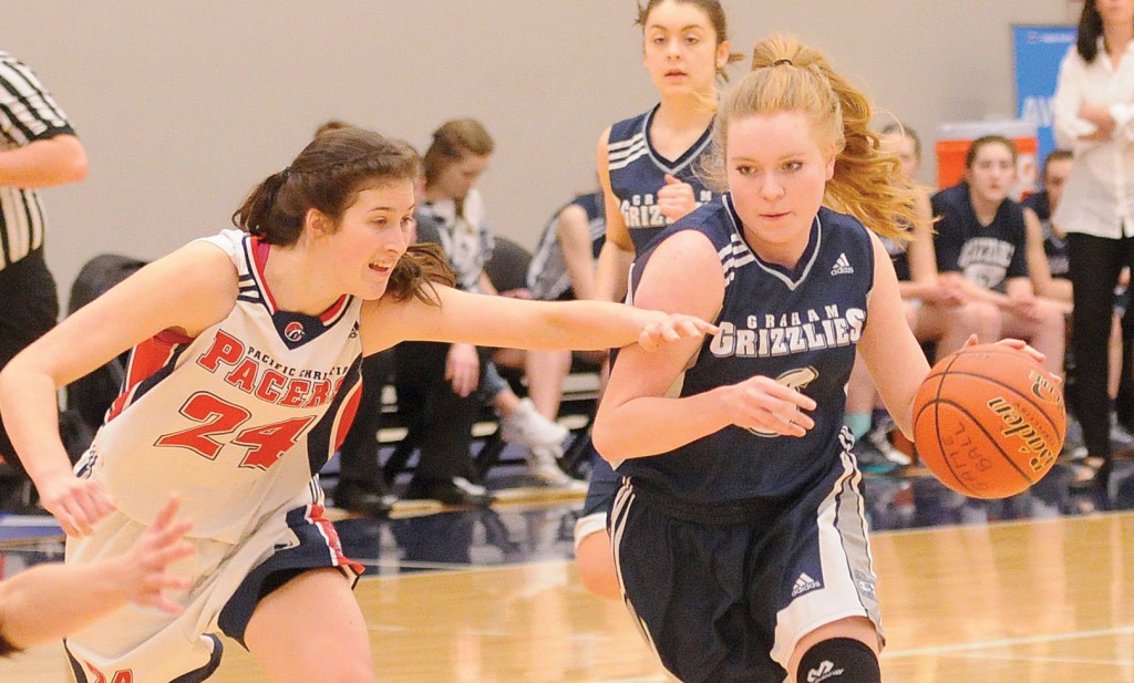 Katherine Holden helped her G.W. Graham Grizzlies earn their first-ever provincial championship berth. (Photo courtesy Eric Welsh / Chilliwack Progress)