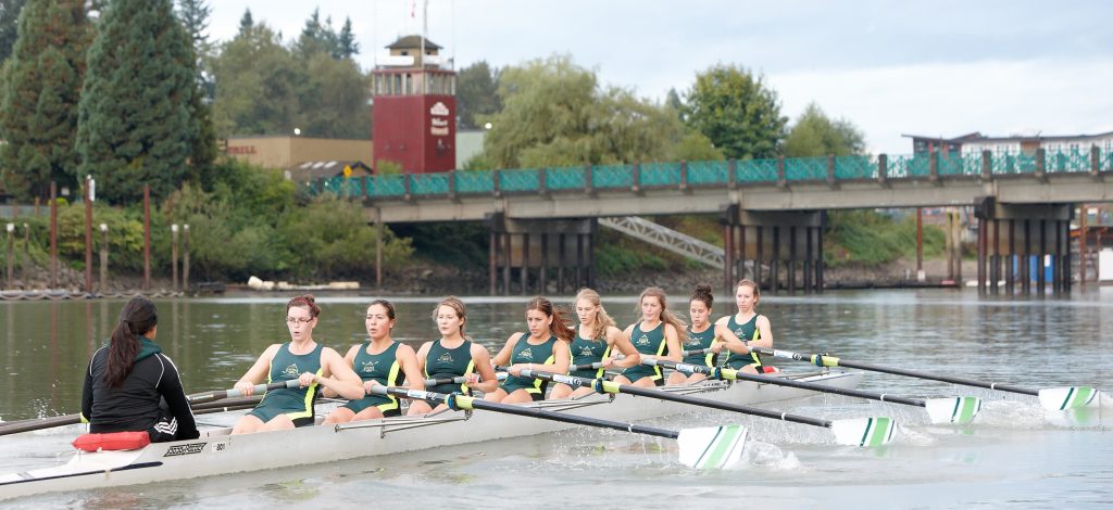 The Bedford Channel at Fort Langley is the Cascades club rowing program's home.