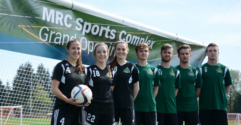 The Cascades were on hand for the grand opening of the MRC Sports Complex in April.