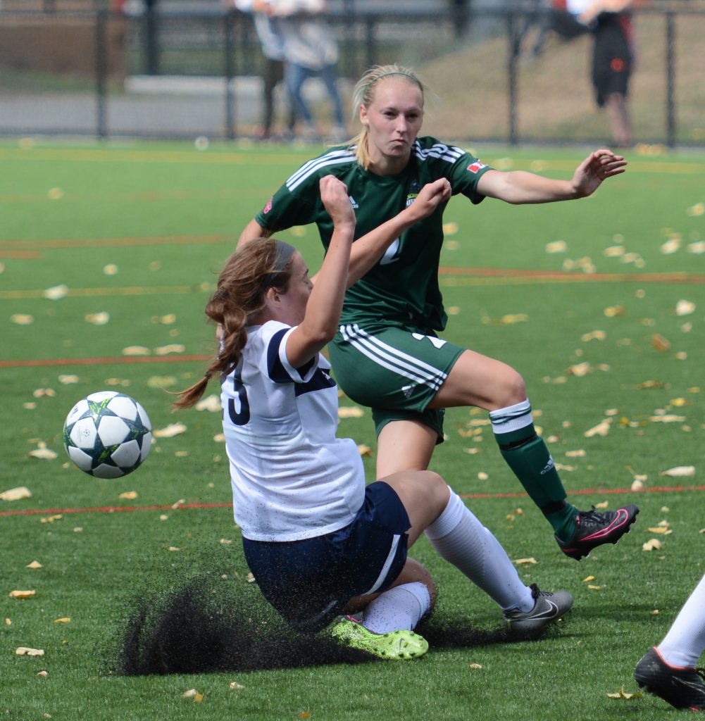 Rookie Shayla Phipps made her first Canada West start and scored her first goal for the Cascades on her birthday.