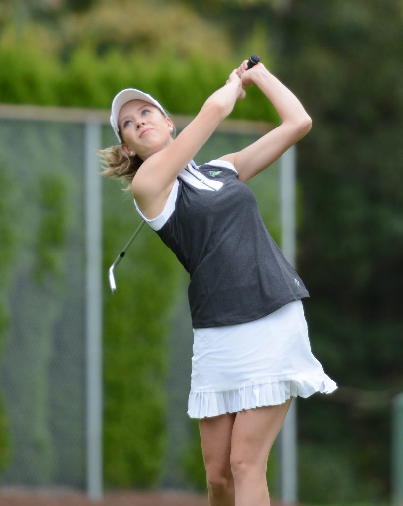 Jennifer Kell of the Cascades earned a one-stroke victory at the UBC Okanagan Invitational on the weekend.