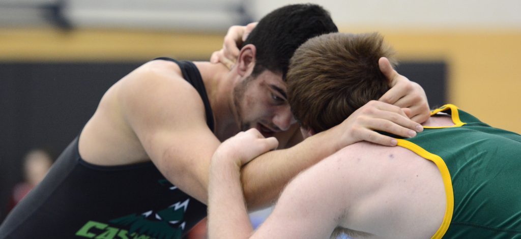 Brad Hildenbrandt was a silver medalist at 120 kg at the Dinos Invitational. (UFV Cascades file photo)