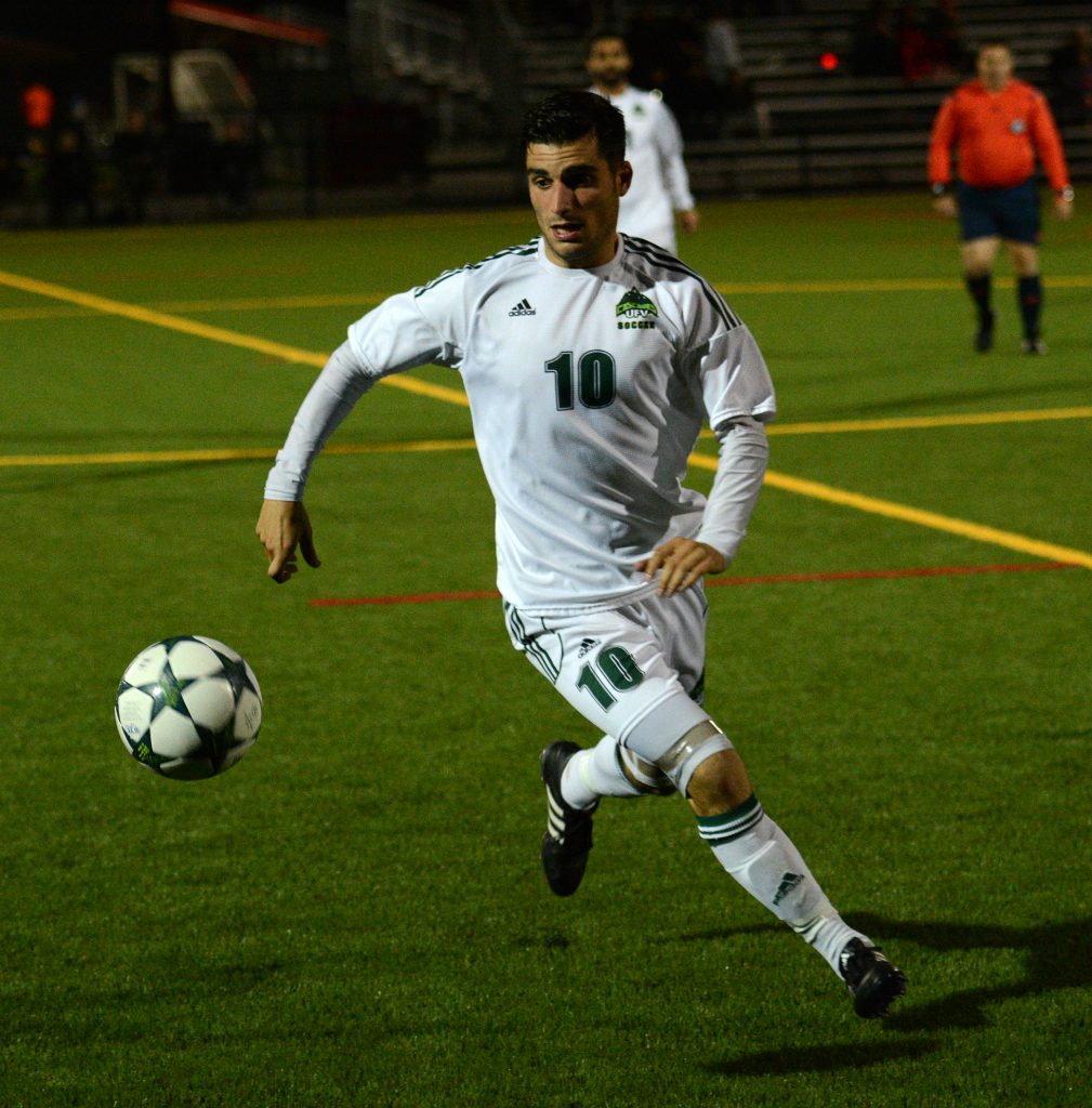 Michael Mobilio and the Cascades host the UVic Vikes on Saturday.