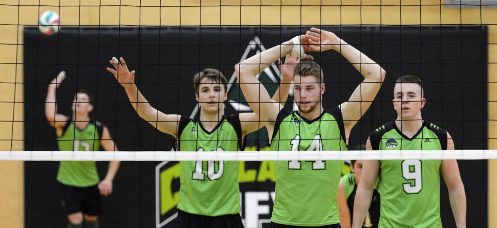 The Cascades men's volleyball team is a perfect 6-0 at home this season.