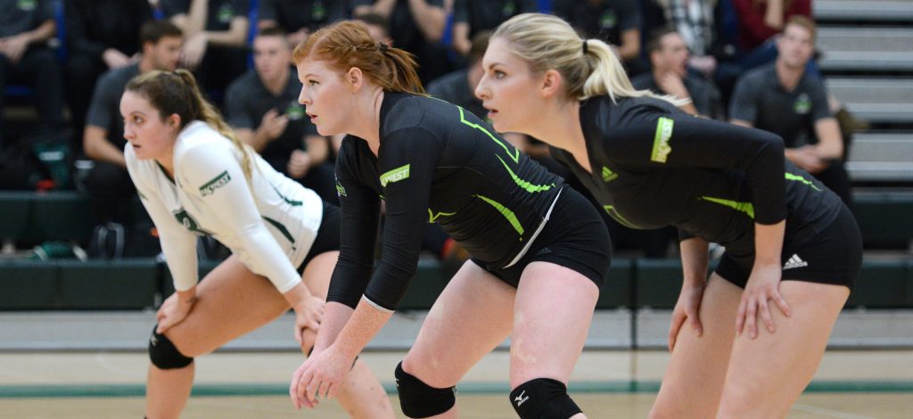 Amy Davidson, Kim Bauder, Kelly Robertson and the Cascades are taking on College of the Rockies in a pair of games with huge playoff implications.