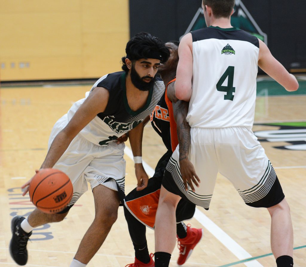 Manny Dulay scored a game-high 21 points as the Cascades defeated the Brandon Bobcats on Saturday. (UFV Cascades file photo)